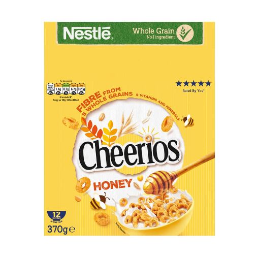 Picture of Nestle Whole Grain Cheerios Honey 370g