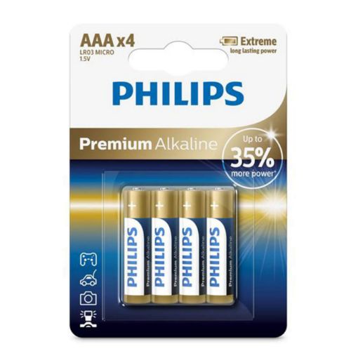 Picture of Philips Premium Alkaline Lr03/AAAx4