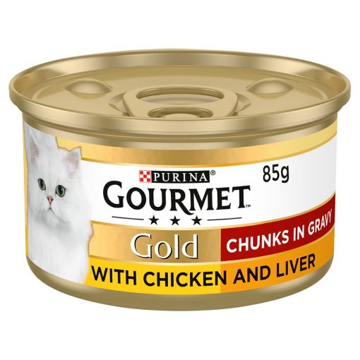 Picture of Purina Gourmet Chunks In Gravy W.Chicken&Liver 85g