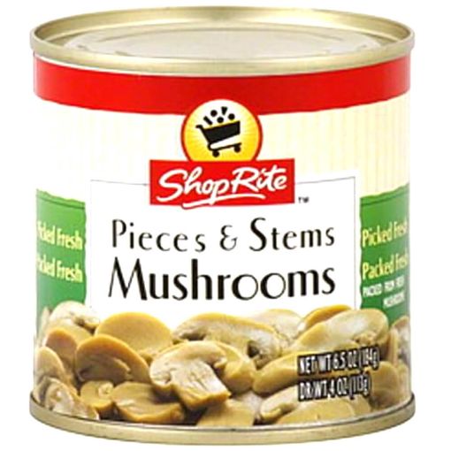 Picture of Shoprite Mushrooms Pieces & Stems 6.5Oz