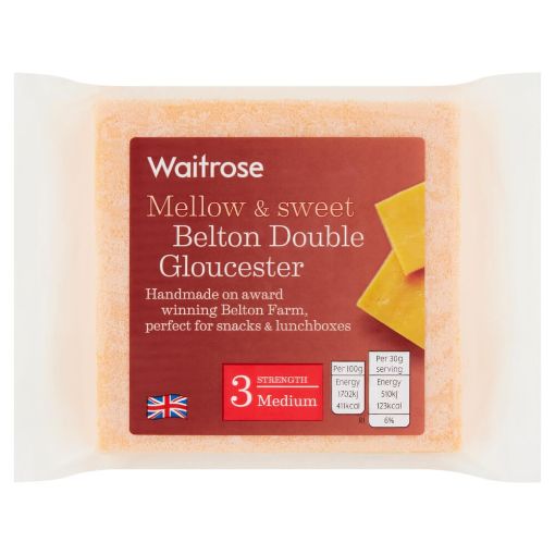 Picture of Waitrose Belton Double Gloucester S3 250g