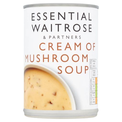 Picture of Waitrose Essential Soup Cream Of Mushroom 400g