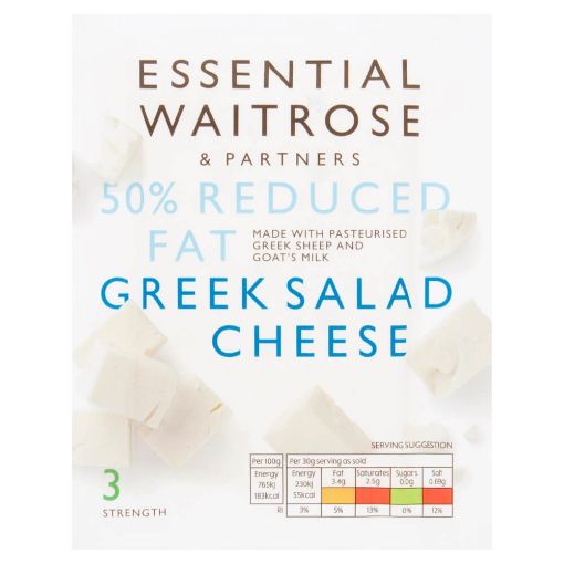 Picture of Waitrose Greek Light Salad Cheese 200g