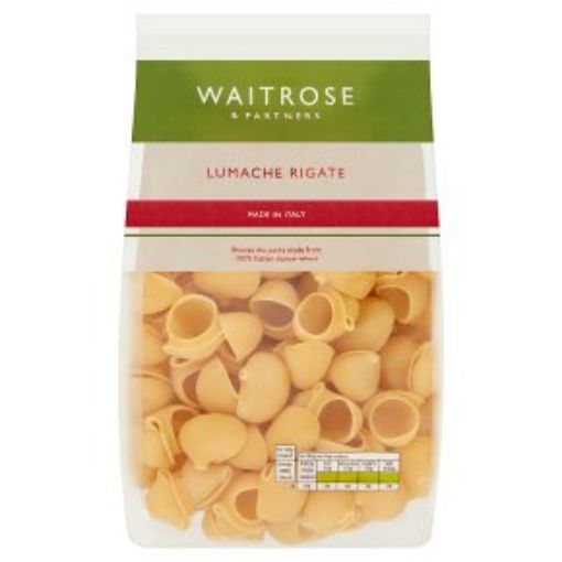 Picture of Waitrose Lumache Rigate Pasta 500g