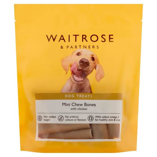 Picture of Waitrose Mini Chew Bones With chicken 200g