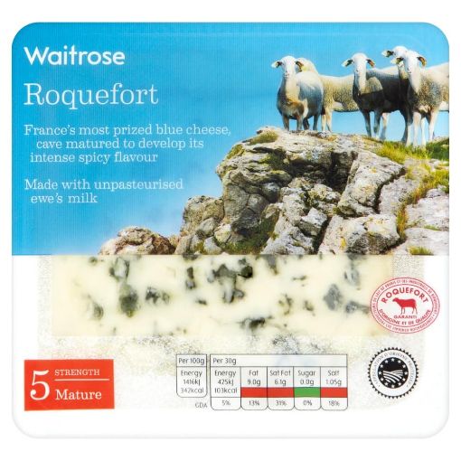 Picture of Waitrose Roquefort Mature 100g