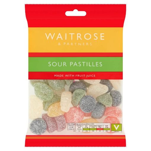 Picture of Waitrose Sour Pastilles 200g