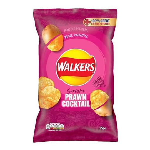 Picture of Walkers Prawn Cocktail Crisps 25g