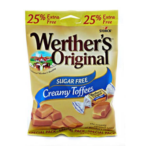 Picture of Werthers Original Creamy Toffee 25% Extra Sugar Free 81g