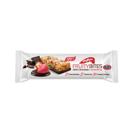 Picture of Poppins Fruity Bites Dark Choc.&Strawberry 25g