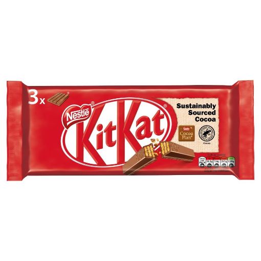 Picture of Nestle Kit Kat 4 Finger 3Pack 124.5g