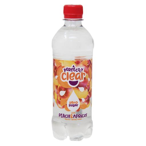 Picture of Perfectly Clear Still Peach & Apricot Spring Water Zero Sugar 500ml