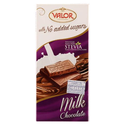Picture of Valor Milk Chocolate Sugar Free 100g