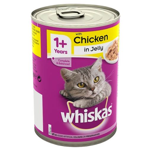 Picture of Whiskas Chicken In Jelly 1+ Years 390g