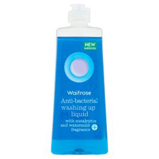 Picture of Waitrose Washing Up Liquid Anti-Bacterial Eucaliptus & Wild Mint 500ml