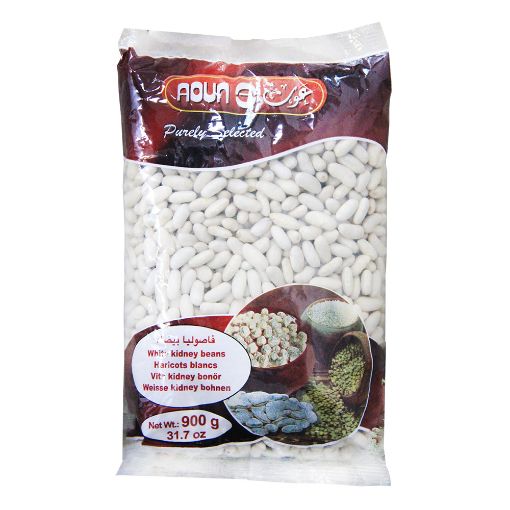 Picture of Aoun White Kidney Beans Long 900g