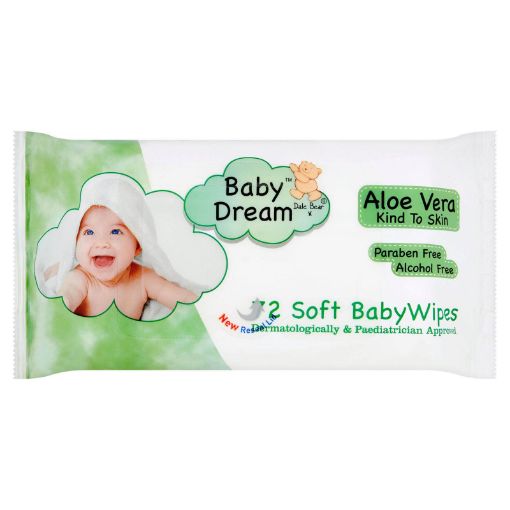 Picture of Baby Dream Wipes Aloe Vera 72s