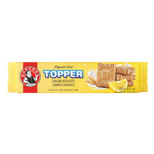Picture of Bakers Topper Lemon Biscuit 125g