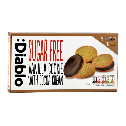 Picture of Diablo Vanilla Cookies Sugar Free 176g
