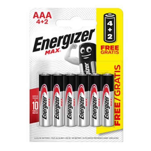 Picture of Energizer Max AAA 4+2
