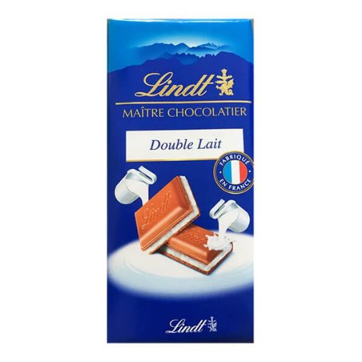 Picture of Lindt Milk Chocolate Double Milk 110g