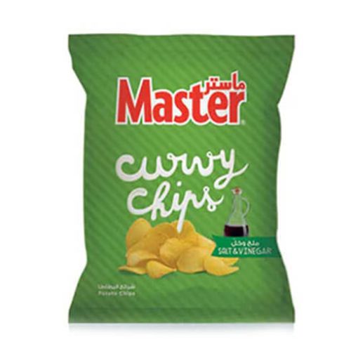 Picture of Master Chips Salt&Vinegar Curvy 80g