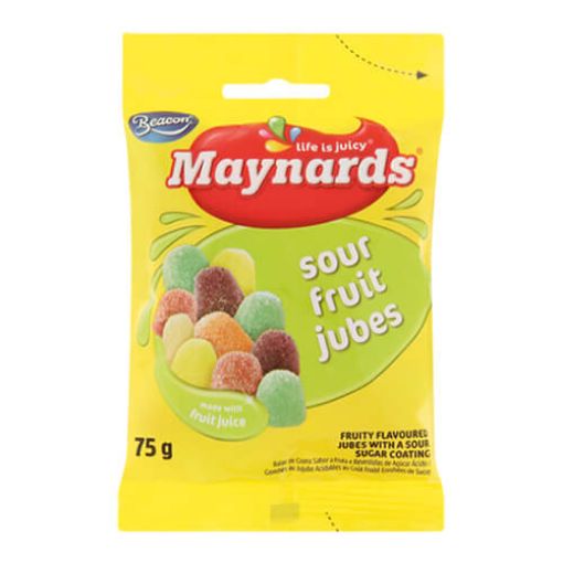 Picture of Maynards Sour Fruit Jubes 75g