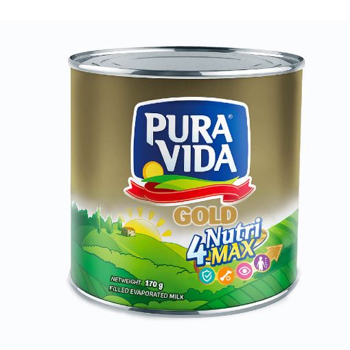 Picture of Pura Vida Gold Evaporated Milk 170g