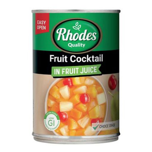 Picture of Rhodes Fruit Cocktail in Fruit Juice 410g.