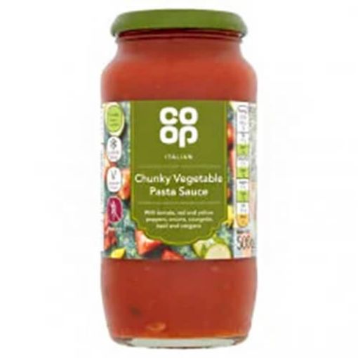 Picture of Co-op Chunky Vegetable Pasta Sauce 500g