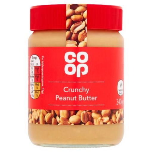 Picture of Co-op Crunchy Peanut Butter 340g