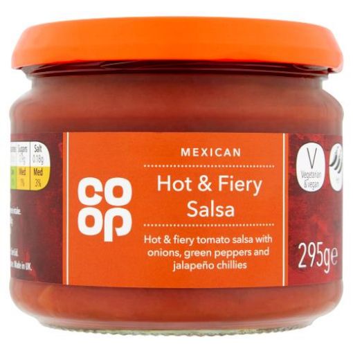 Picture of Co-op Fiery Hot Tomato Salsa 295g