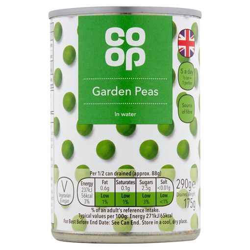 Picture of Co-op Garden Peas 290g