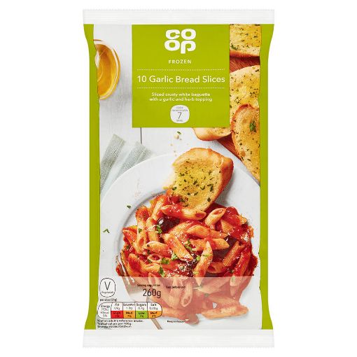 Picture of Co-op Garlic Slices 10 Pack 290g