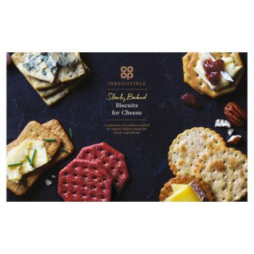 Picture of Co-op Irresistible Biscuits For Cheese 250g