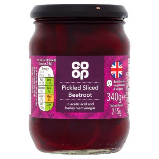 Picture of Co-op Sliced Beetroot In Vinegar 340g