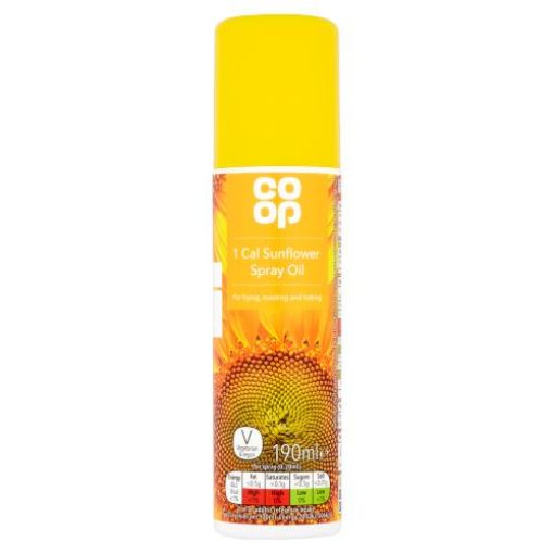 Picture of Co-op Sunflower Spray Oil 190ml