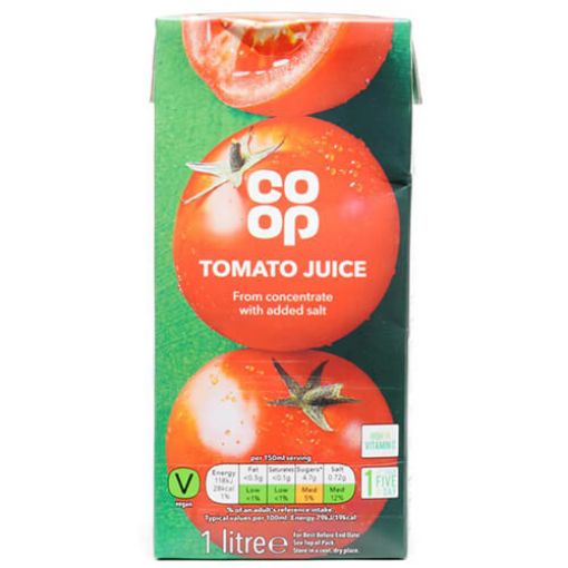 Picture of Co-op Tomato Juice 1ltr