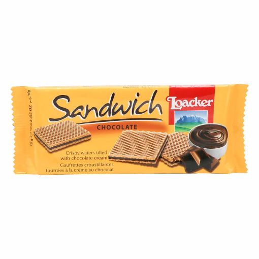 Picture of Loacker Wafer Sandwich Chocolate 75g