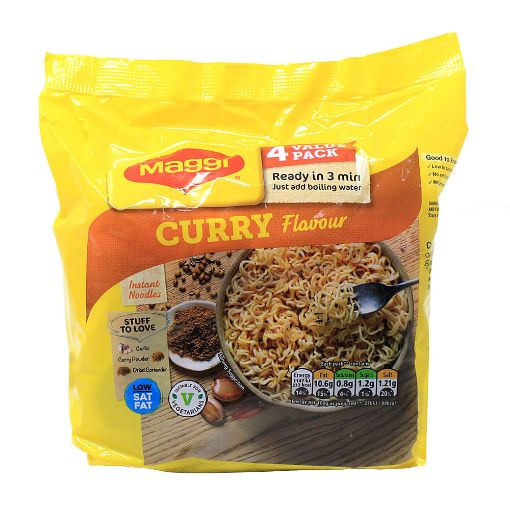 Picture of Maggi 3 Minute Curry Noodles (59.20gx4)