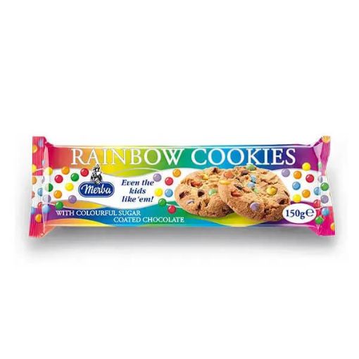Picture of Merba Rainbow Cookies 150g