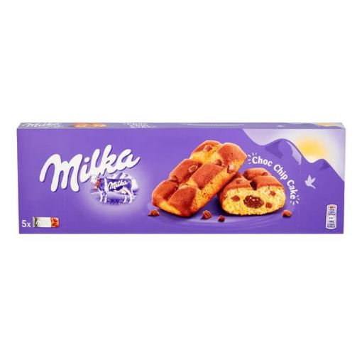 Picture of Milka Chocolate Chip Cake Bars 5 Pack 175g