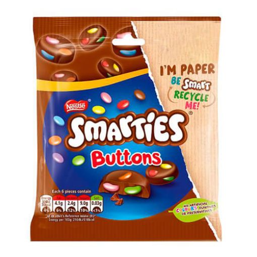 Picture of Nestle Smarties Buttons Pouch 78g