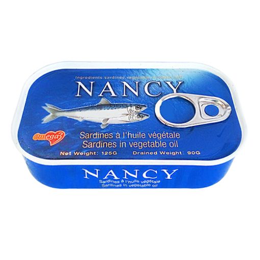 Picture of Nancy Sardine in vegetable oil 125g