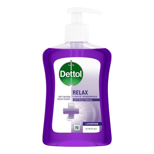 Picture of Dettol Handwash Anti-bacterial Relax Lavender 250ml