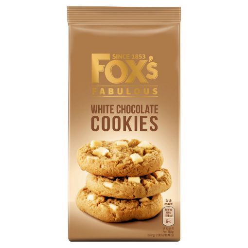 Picture of Foxs Fabulous White Chocolate Cookies 180g