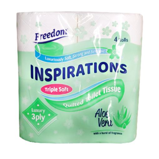 Picture of Freedom Insp.Toilet Roll Aloe Soft Quilted 4s
