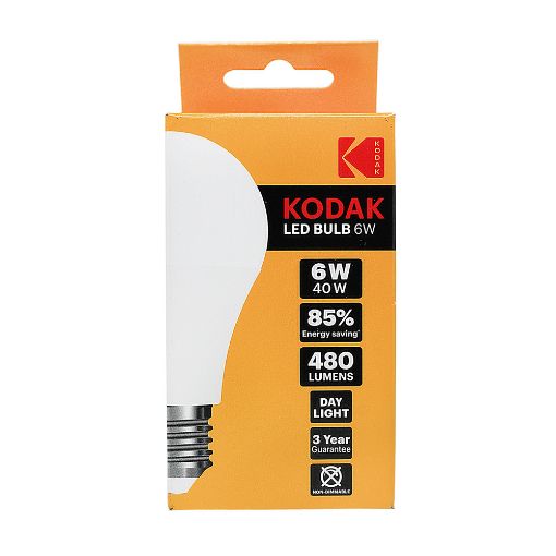 Picture of Kodak Bulb LED Globe E27 Screw Day Light 6W