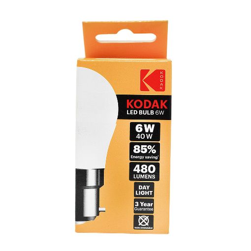Picture of Kodak Bulb LED Golf B22 BC Day Light 6W
