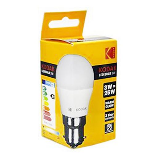 Picture of Kodak Bulb Led Golf B22 Bc Warm 3W/25W